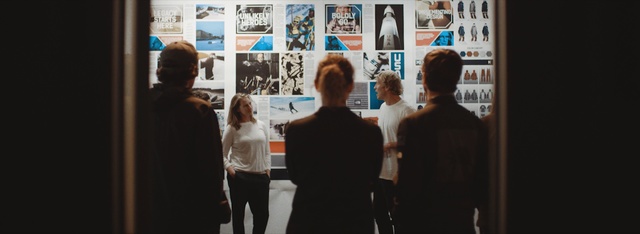 Video Reference: Event, Vernissage, Art exhibition, Design, Exhibition, Poster, Art, Visual arts, Conversation