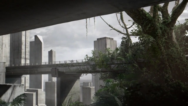 Video Reference: landmark, bridge, architecture, structure, skyway, metropolitan area, metropolis, building, tree, skyscraper, Person