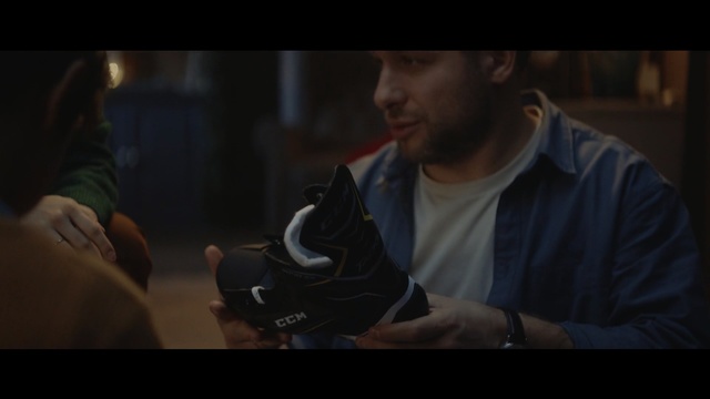 Video Reference: Black, Footwear, Shoe, Screenshot, Human, Darkness, Photography, Midnight, Movie, Sitting, Person