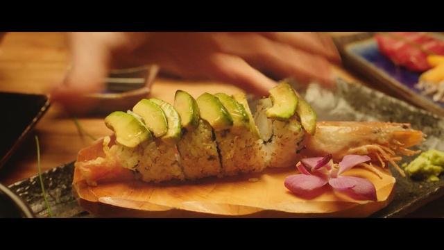 Video Reference: Dish, Food, Cuisine, Ingredient, Produce, Sashimi, À la carte food, Meat, Comfort food