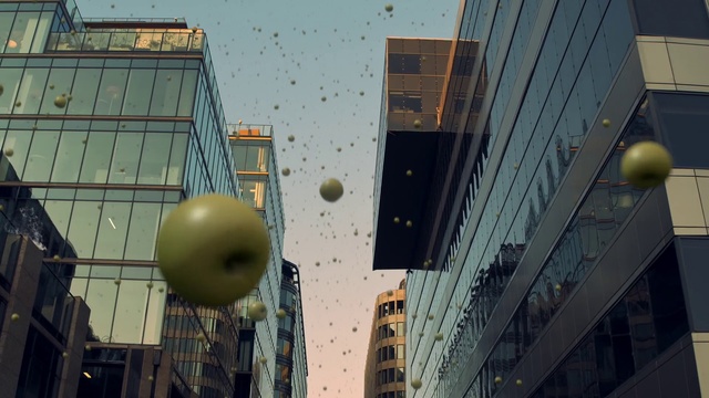 Video Reference: Urban area, Architecture, Metropolitan area, Yellow, City, Human settlement, Metropolis, Sphere, Material property, Building