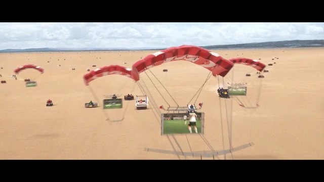 Video Reference: Parachute, Sky, Summer, Fun, Landscape, Photography, Vacation, Paragliding, Air sports, Horizon