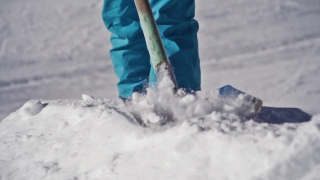 Video Reference: Snow, Freezing, Winter, Footwear, Ice, Geological phenomenon, Arctic, Shoe, Snow removal
