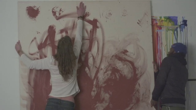 Video Reference: Painting, Art, Wall, Visual arts, Drawing, Mural, Illustration, Plaster, Modern art, Artist