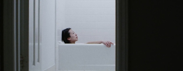 Video Reference: photograph, window, girl, standing, mirror, door