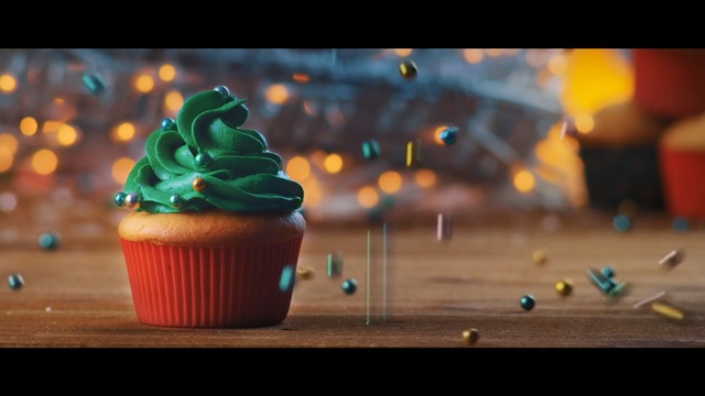 Video Reference: Green, Icing, Cupcake, Buttercream, Sweetness, Cake, Muffin, Dessert, Baking, Food