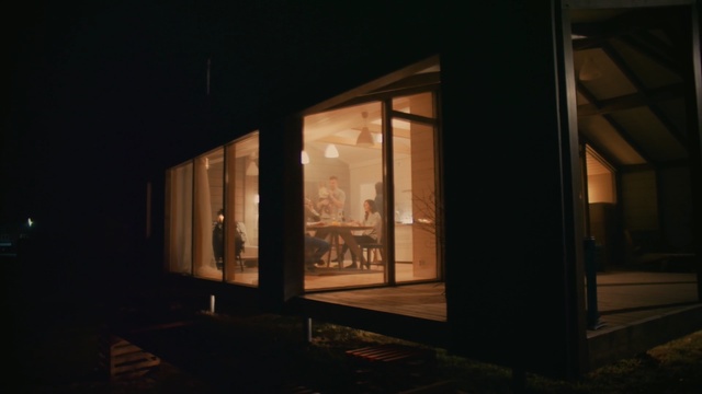 Video Reference: Light, Window, Darkness, Room, Architecture, Sky, House, Night, Building, Photography