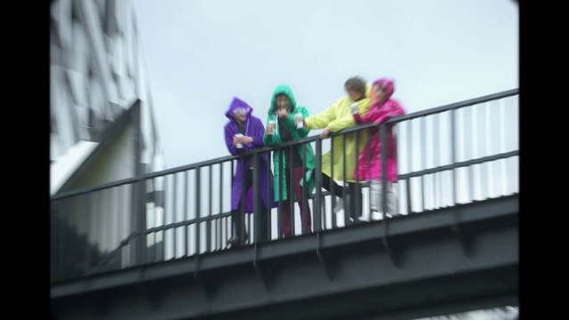 Video Reference: Purple, Fun, Architecture, Photography, Magenta, Handrail, Balcony, Costume