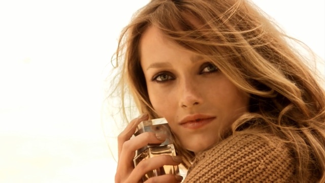 Video Reference: beauty, eyebrow, blond, cheek, brown hair, long hair, lip, hair coloring, girl, layered hair, Person