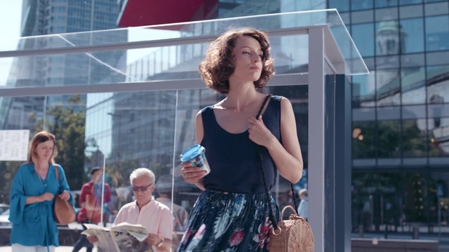 Video Reference: Fashion, Lady, Snapshot, Street fashion, Dress, Fun, Human, Footwear, Street, Performance