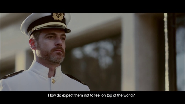 Video Reference: Moustache, Facial hair, Beard, Headgear, Human, Photo caption, Eyewear, Photography, Uniform, Hat