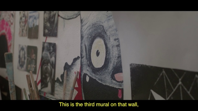 Video Reference: Art, Modern art, Visual arts, Eye, Street art, Drawing, Font, Graffiti, Mural, Painting