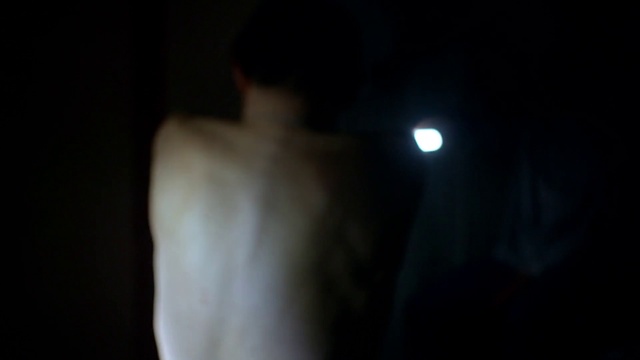 Video Reference: Darkness, Black, White, Photograph, Light, Arm, Lighting, Barechested, Shoulder, Night
