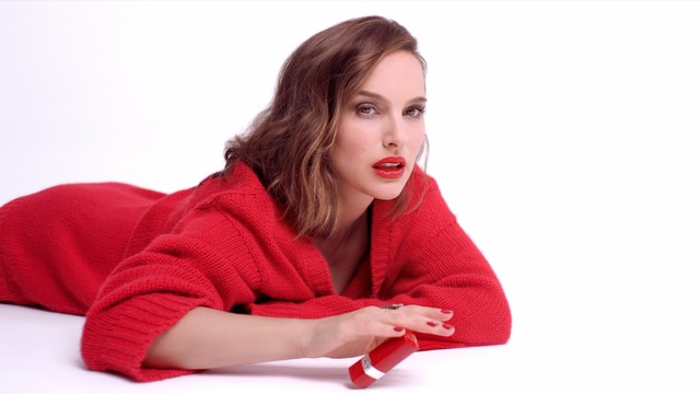 Video Reference: Hair, Red, Lip, Beauty, Skin, Sitting, Nose, Chin, Neck, Blond, Person