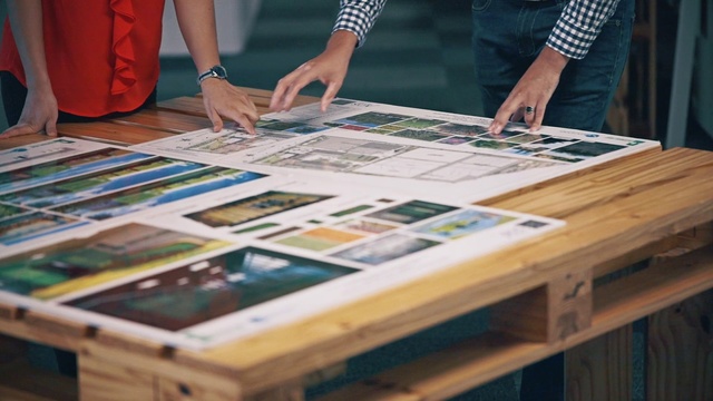 Video Reference: Table, Hand, Furniture, Interior design, Visual arts, Games, Paper