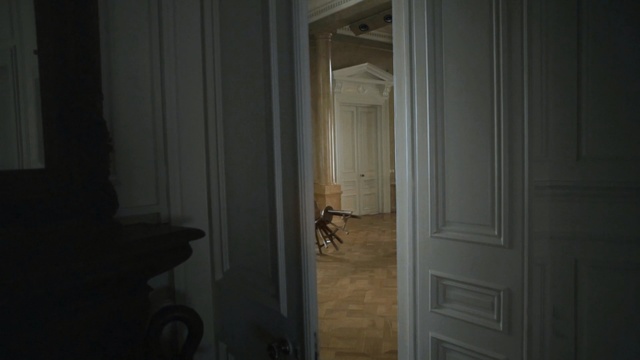 Video Reference: room, property, light, wall, door, darkness, wood, lighting, home, house