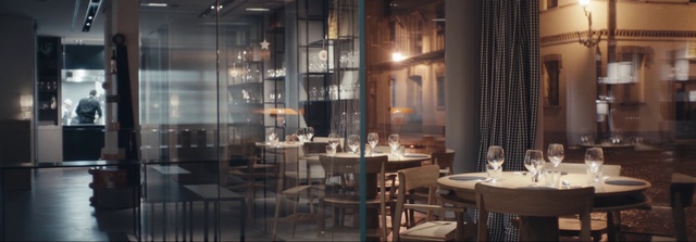 Video Reference: Restaurant, Interior design, Building, Room, Furniture, Table, Café, Architecture, Coffeehouse, Business