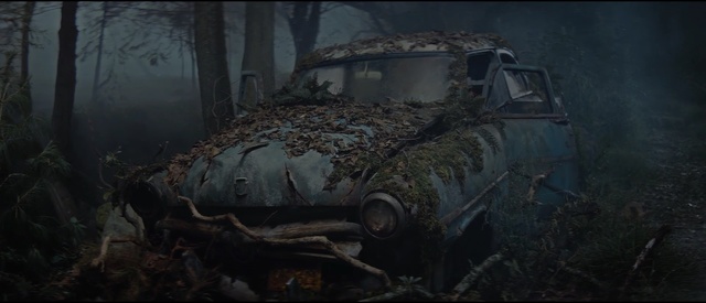 Video Reference: motor vehicle, darkness, screenshot, forest, vehicle, tree, computer wallpaper