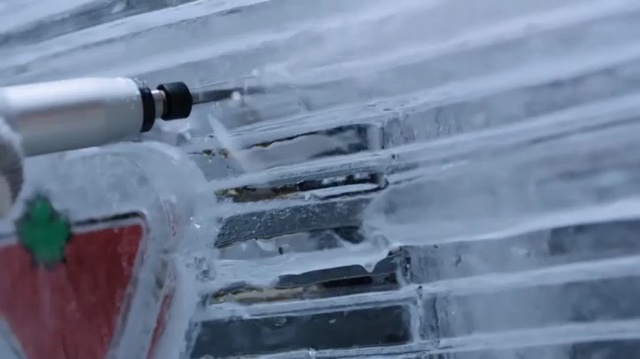 Video Reference: Water, Ice, Automotive wheel system, Machine, Windshield, Glass, Wheel