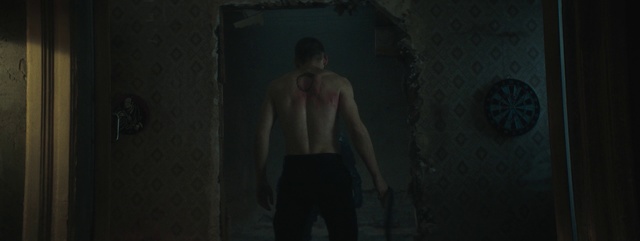 Video Reference: Black, Barechested, Darkness, Male, Standing, Arm, Muscle, Snapshot, Room, Chest