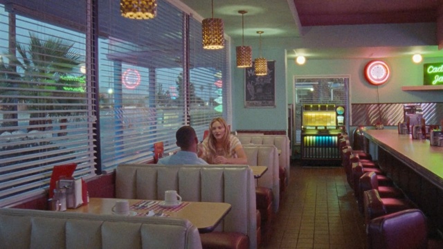 Video Reference: Restaurant, Building, Room, Interior design, Diner, Coffeehouse, Fast food restaurant, Bar, Café, Cafeteria