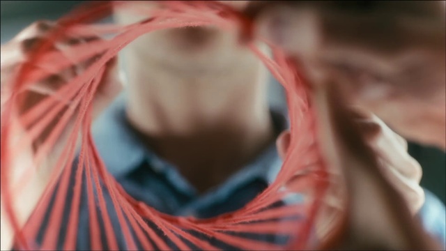 Video Reference: Pink, Neck, Lip, Eye, Close-up, Human, Flesh, Mouth, Muscle, Hair coloring