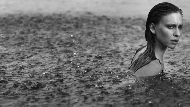 Video Reference: Photograph, Black-and-white, Beauty, Monochrome photography, Monochrome, Photo shoot, Photography, Water, Model, Portrait