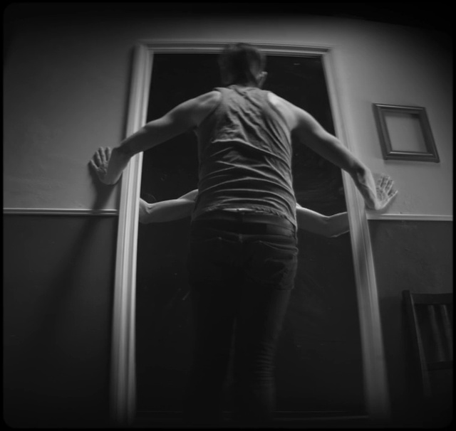 Video Reference: white, black, photograph, black and white, standing, monochrome photography, shoulder, darkness, photography, light