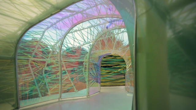 Video Reference: Green, Architecture, Arch, Glass, Plant, Building, Art