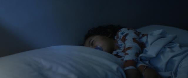 Video Reference: Blue, Sleep, Nose, Nap, Bedtime, Child, Bed, Cheek, Darkness, Eye