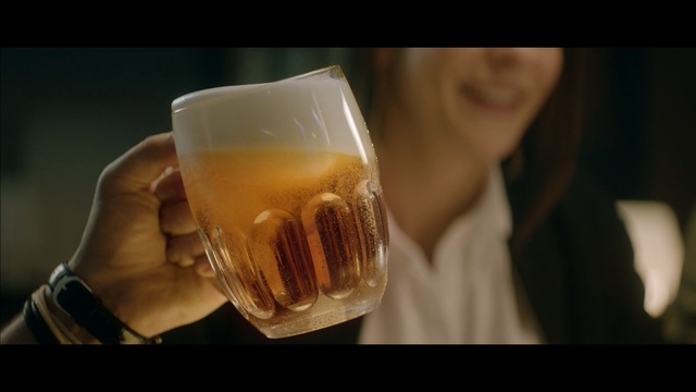 Video Reference: Drink, Beer glass, Alcohol, Beer, Alcoholic beverage, Distilled beverage, Liqueur, Beer cocktail, Pint glass, Lager, Person