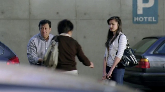 Video Reference: Photograph, Snapshot, Pedestrian, Lady, Vehicle door, Transport, Fun, Youth, Interaction, Mid-size car, Person