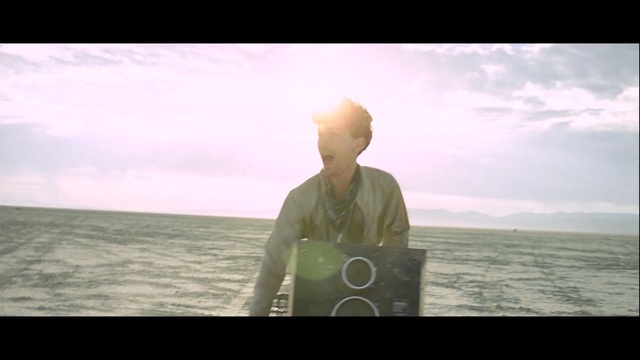 Video Reference: sea, sky, water, ocean, horizon, surfing equipment and supplies, vacation, calm, screenshot, recreation, Person