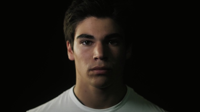 Video Reference: face, person, man, chin, forehead, cheek, human, darkness, portrait, computer wallpaper