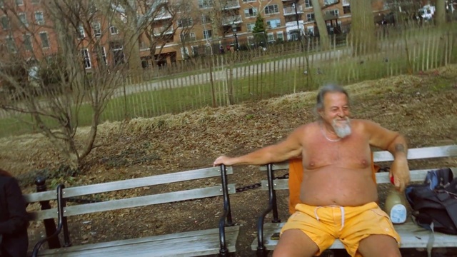 Video Reference: man, barechestedness, male, leisure, fun, tree, water, vacation, recreation, muscle, Person