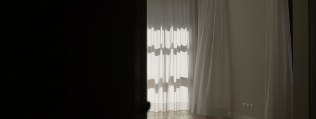 Video Reference: Curtain, Window treatment, White, Interior design, Light, Textile, Window covering, Window, Room, Floor