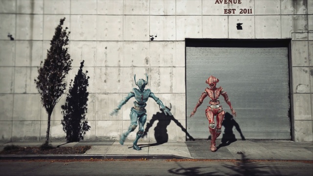 Video Reference: Wall, Street art, Snapshot, Standing, Art, Mural, Street, Visual arts, Tree, Shadow