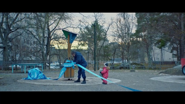 Video Reference: Public space, Playground, Tree, Fun, Leisure, Photography, Play, Recreation, Outdoor play equipment, Person