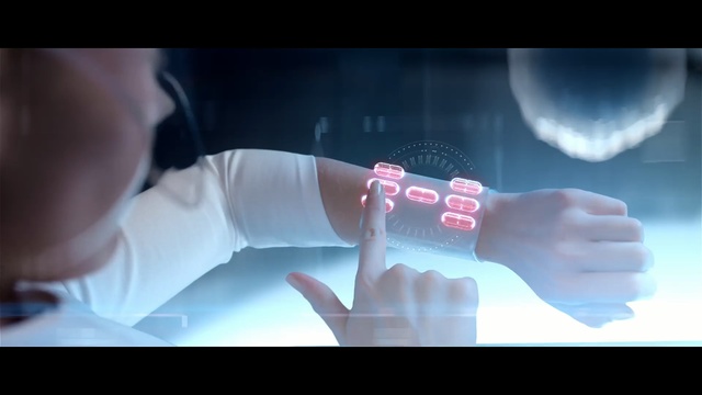 Video Reference: blue, hand, finger, light, mouth, close up, arm, service, nail, jaw