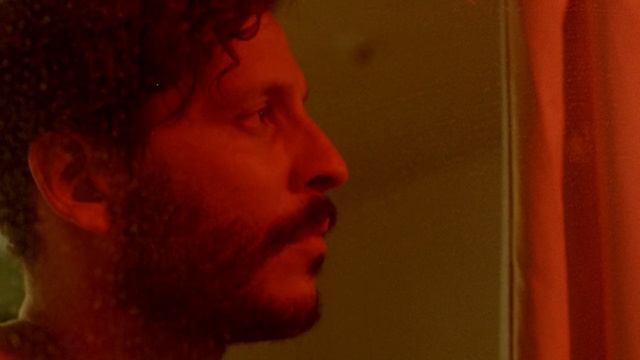 Video Reference: Face, Hair, Nose, Chin, Red, Facial hair, Cheek, Forehead, Head, Eyebrow