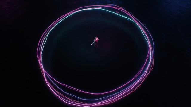Video Reference: Purple, Light, Violet, Pink, Circle, Font, Magenta, Darkness