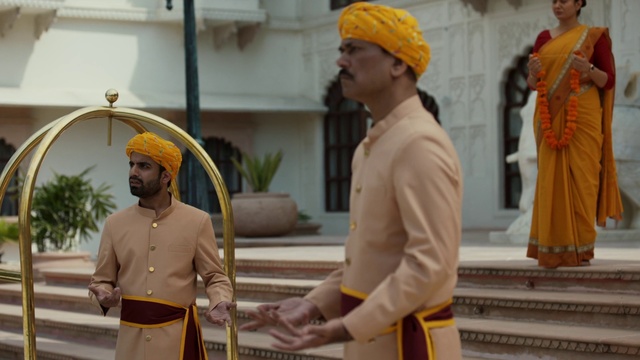 Video Reference: Turban, Yellow, Temple, Dastar, Guru, Sari, Religious institute