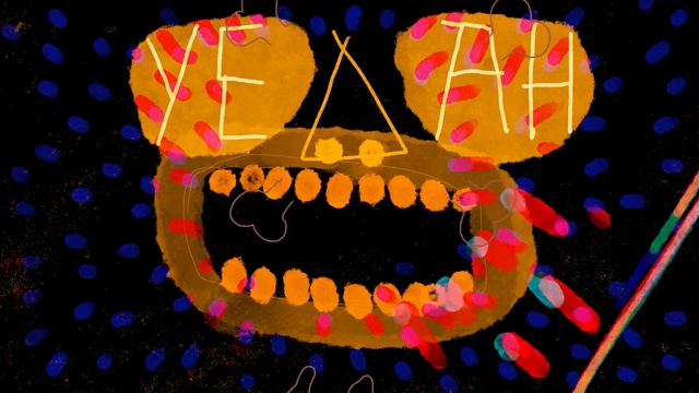 Video Reference: orange, neon, computer wallpaper, font, art, graphics, night, neon sign, graphic design, fête, Person