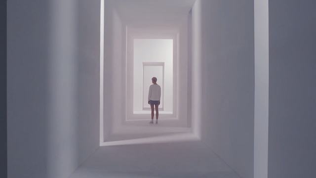 Video Reference: light, wall, window, house, daylighting, door, angle, interior design, hall, Person