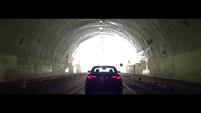 Video Reference: Tunnel, Automotive design, Road, Automotive lighting, Lane, Light, Mode of transport, Infrastructure, Vehicle, Car