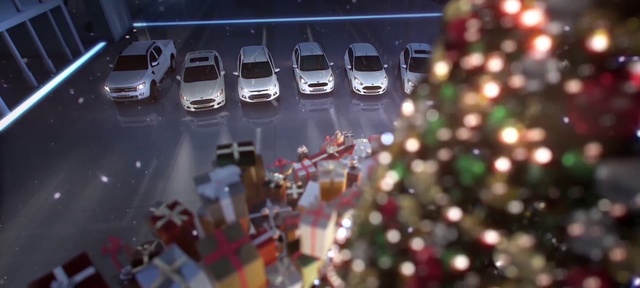 Video Reference: Christmas, Tree, Event, Traffic, Night, Christmas decoration, Christmas lights, Holiday, Christmas ornament, Road