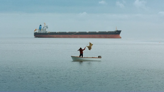 Video Reference: Water transportation, Vehicle, Boat, Sea, Waterway, Watercraft, Tank ship, Calm, Vacation, Channel