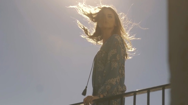 Video Reference: Hair, Long hair, Tree, Photography, Branch, Visual arts, Backlighting, Shadow, Twig, Art