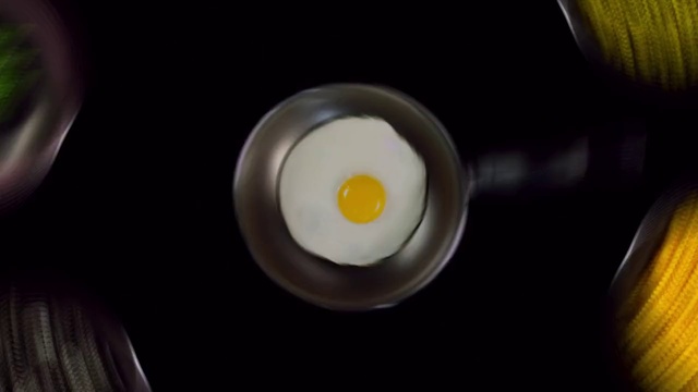 Video Reference: Egg yolk, Dish, Food, Egg, Fried egg, Ingredient, Frying pan, Breakfast, Cuisine, Egg white