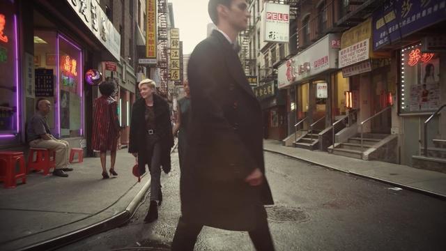 Video Reference: road, street, urban area, infrastructure, city, snapshot, pedestrian, photography, girl, alley